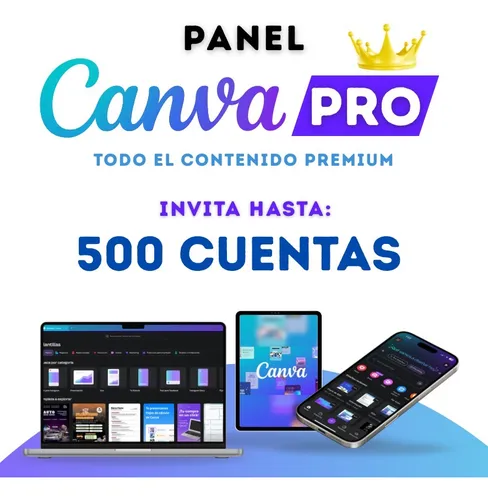 PANEL CANVA EDU - 500 USUARIOS